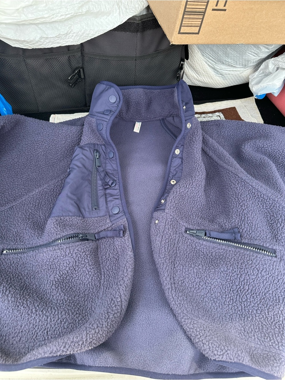 Free People Hit the Slopes fleece/teddy jacket